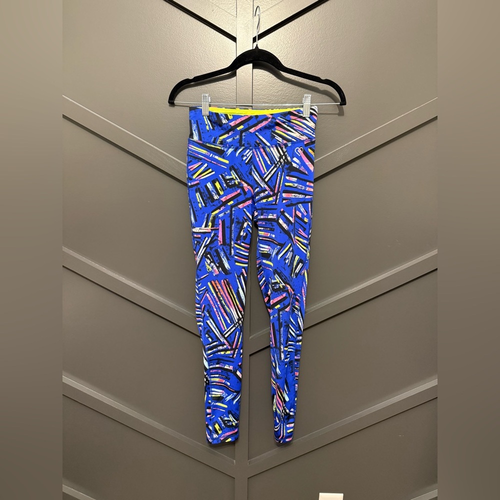 💙Aeropostale Live Love Dream Blue Multicolor Leggings